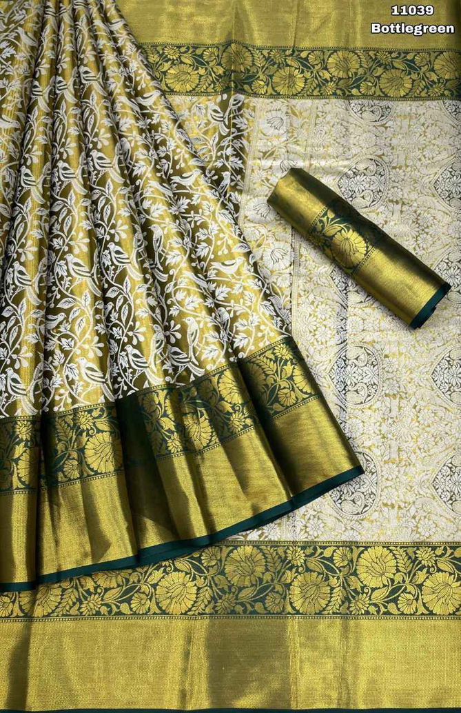 LC 88 Kanjivaram Silk Wedding Wear Sarees Suppliers In India